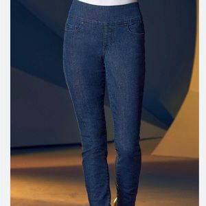 JAG Pull-on High-Rise Skinny Jeans, Size 12/31